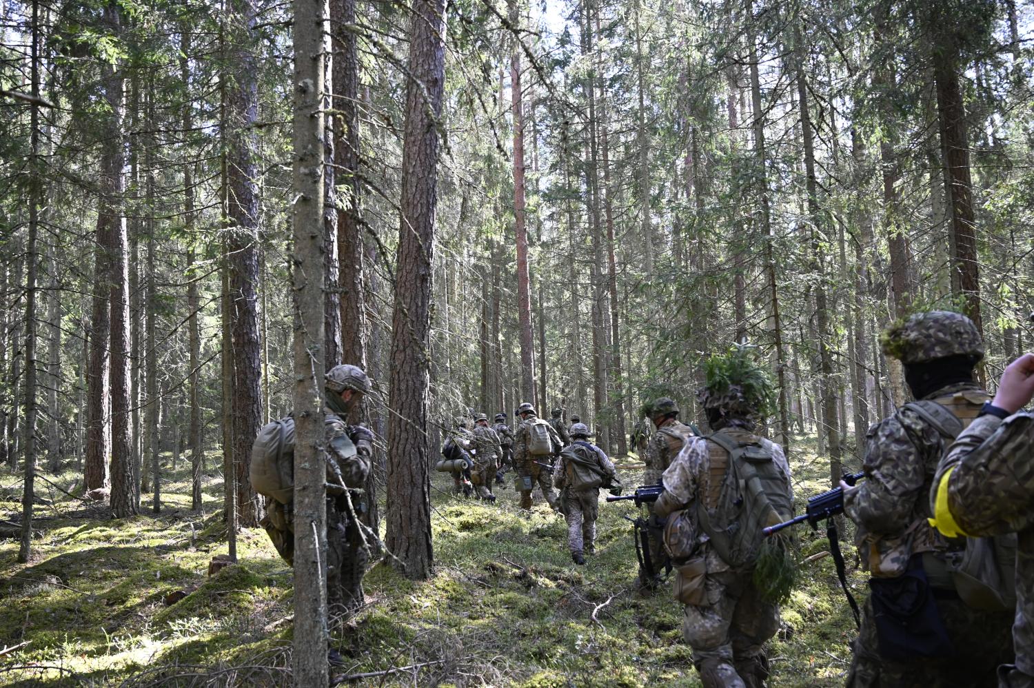 Zemessardzes 4.Kurzemes brigades karaviri mācībās